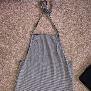 American Eagle cropped halter top